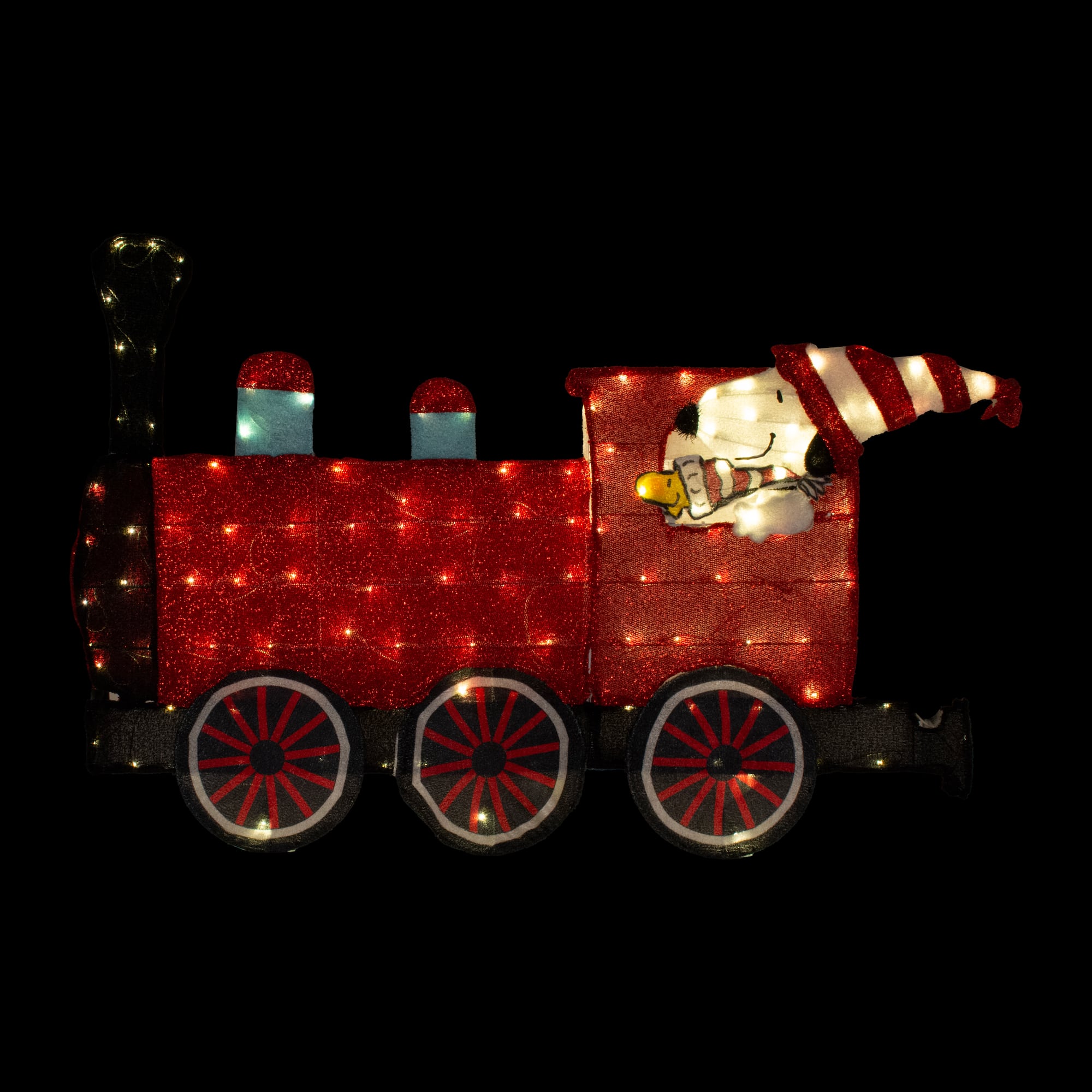 Peanuts® 2-Piece 2D Pre Lit Train Yard Art Set